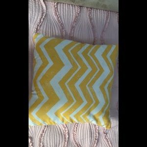 Striped throw pillow